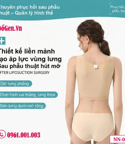Áo Gen Định Hình Sau Phẫu Thuật Ngực NN-002 – Phục Hồi An Toàn, Giữ Dáng Chuẩn Y Khoa