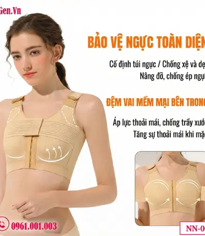 Áo Gen Định Hình Sau Phẫu Thuật Ngực NN-002 – Phục Hồi An Toàn, Giữ Dáng Chuẩn Y Khoa
