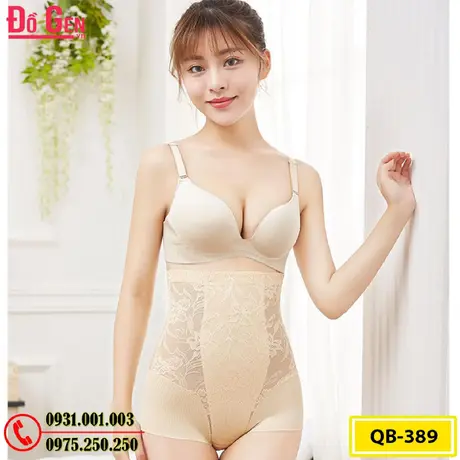 Quần Lót Gen Nịt Bụng Chống Cuộn Định Hình Vòng Eo (Cod: QB-389)