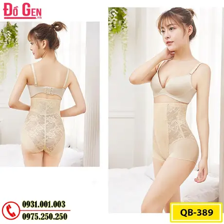 Quần Lót Gen Nịt Bụng Chống Cuộn Định Hình Vòng Eo (Cod: QB-389)