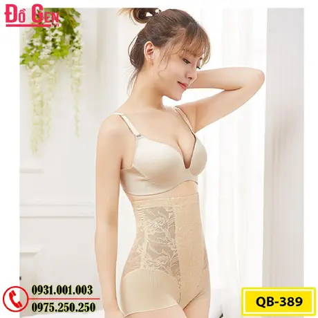 Quần Lót Gen Nịt Bụng Chống Cuộn Định Hình Vòng Eo (Cod: QB-389)