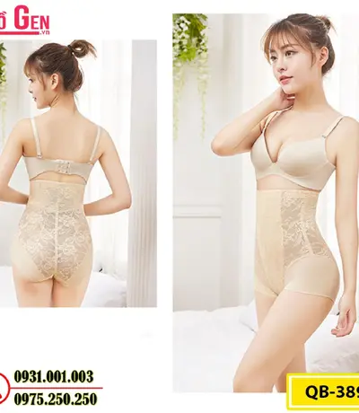 Quần Lót Gen Nịt Bụng Chống Cuộn Định Hình Vòng Eo (Cod: QB-389)