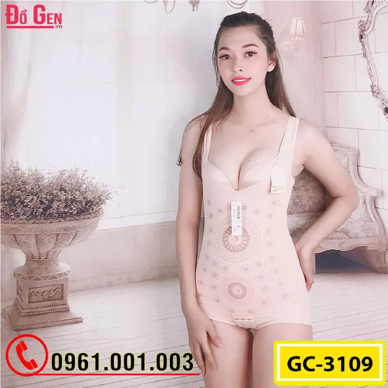Bộ Đồ Lót Gen Định Hình - Gen Nịt Bụng Thu Gọn Vòng Eo (Cod: GC-3109)