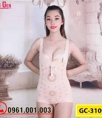 Bộ Đồ Lót Gen Định Hình - Gen Nịt Bụng Thu Gọn Vòng Eo (Cod: GC-3107)
