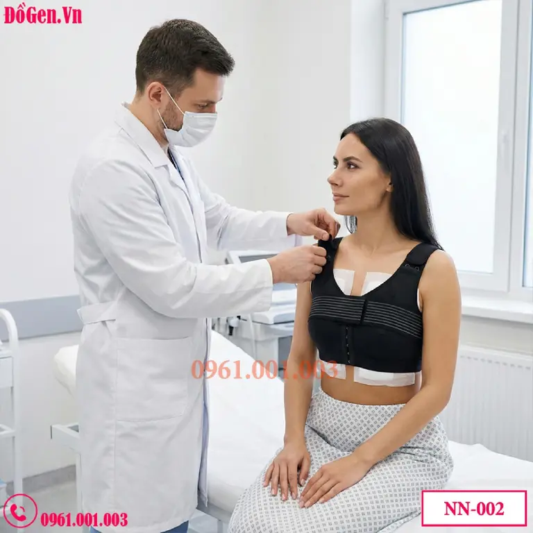 áo gen định hình nịt sau phẩu thuật độn ngực