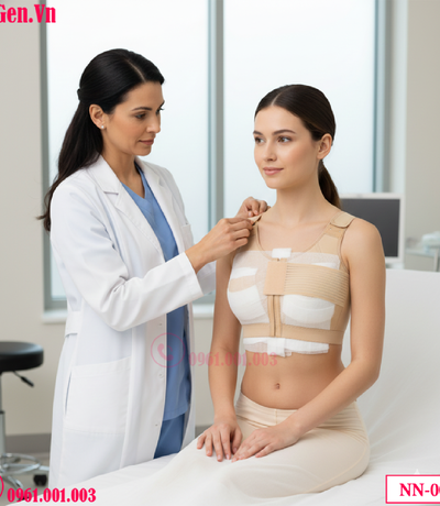 Áo gen phục hồi sau phẫu thuật định hình ngực NN-002 TP.HCM | Dogen