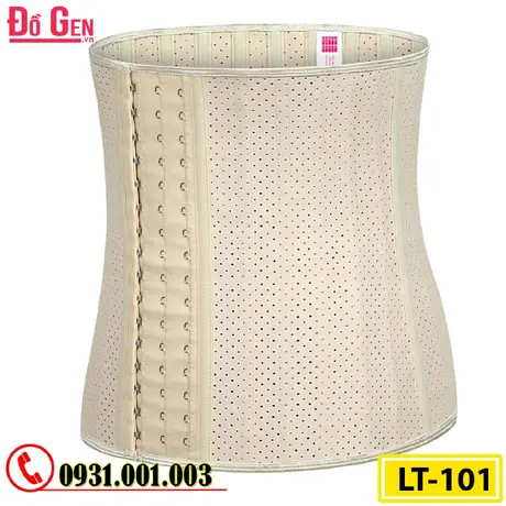 Gen Nịt Bụng Định Hình Cao Su Non Latex 25 Xương Thép 30cm (Cod: LT-101)