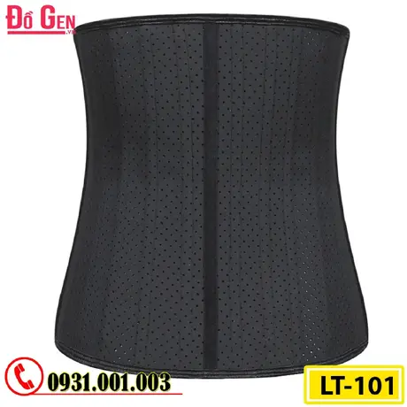 Gen Nịt Bụng Định Hình Cao Su Non Latex 25 Xương Thép 30cm (Cod: LT-101)