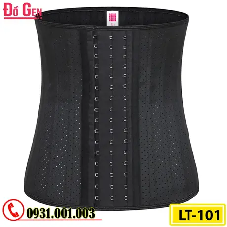 Gen Nịt Bụng Định Hình Cao Su Non Latex 25 Xương Thép 30cm (Cod: LT-101)