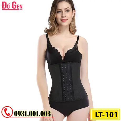 Gen Nịt Bụng Định Hình Cao Su Non Latex 25 Xương Thép 30cm (Cod: LT-101)