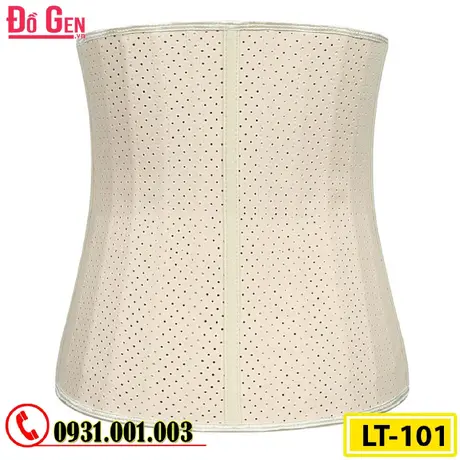 Gen Nịt Bụng Định Hình Cao Su Non Latex 25 Xương Thép 30cm (Cod: LT-101)