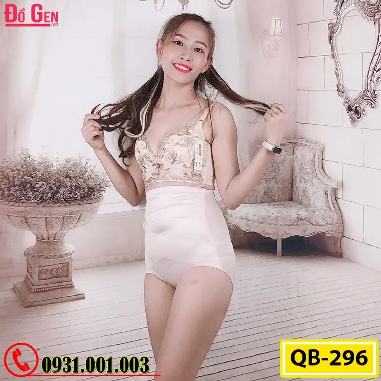 Quần Lót Gen Định Hình - Gen Nịt Bụng Nâng Mông Thu Nhỏ Eo (Cod: QB-296)