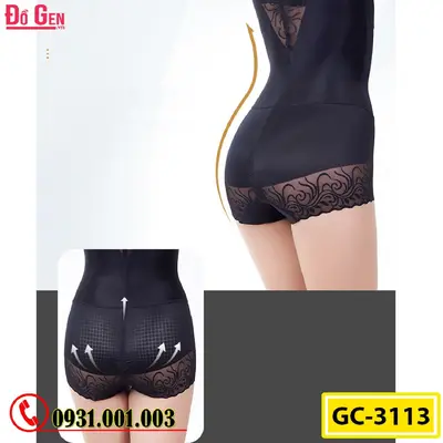 Bộ Đồ Lót Gen Định Hình - Gen Nịt Bụng Thu Gọn Vòng Eo (Cod: GC-3113)