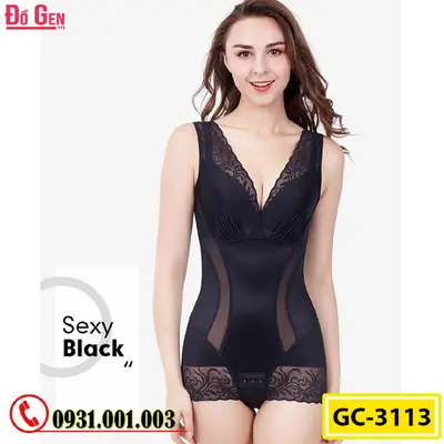 Bộ Đồ Lót Gen Định Hình - Gen Nịt Bụng Thu Gọn Vòng Eo (Cod: GC-3113)