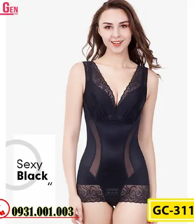 Bộ Đồ Lót Gen Định Hình - Gen Nịt Bụng Thu Gọn Vòng Eo (Cod: GC-3113)