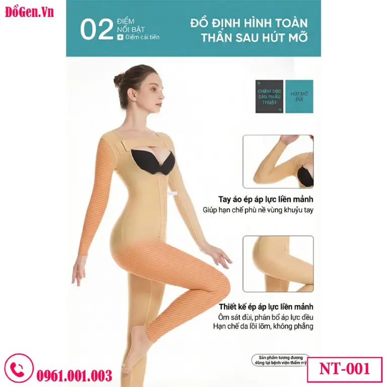 Gen Định Hình Toàn Thân Sau Hút Mỡ | Giảm Sưng – Không Lồi Lõm