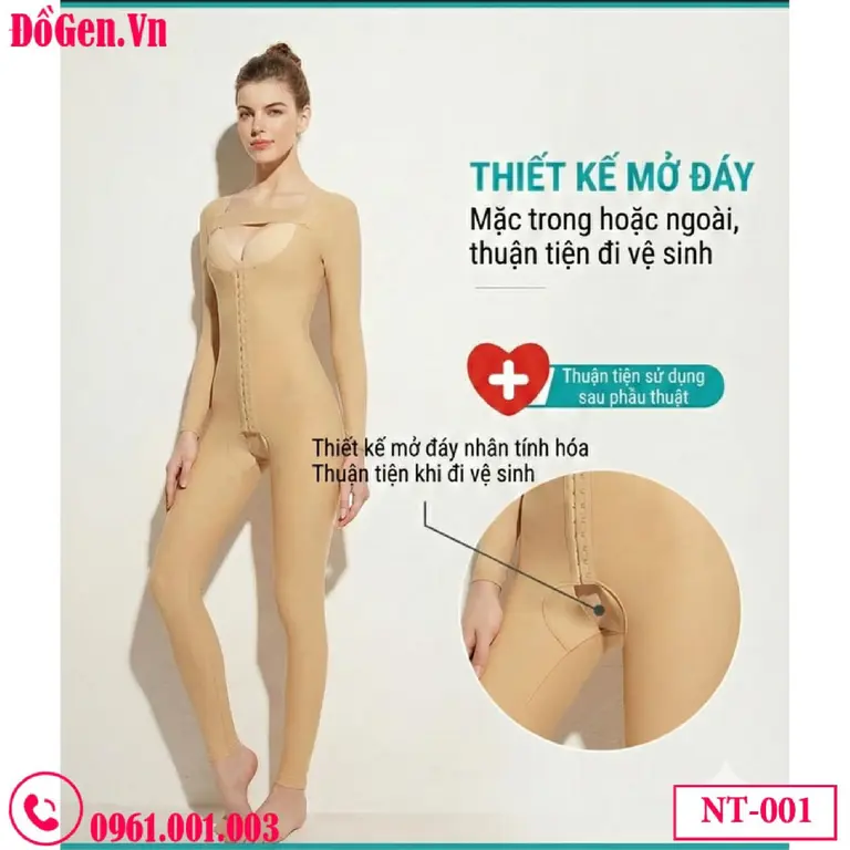 Gen định hình sau hút mỡ toàn thân bản Plus NT-001 | Nâng dáng chuẩn y khoa