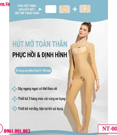 Gen định hình sau hút mỡ toàn thân bản Plus NT-001 | Nâng dáng chuẩn y khoa
