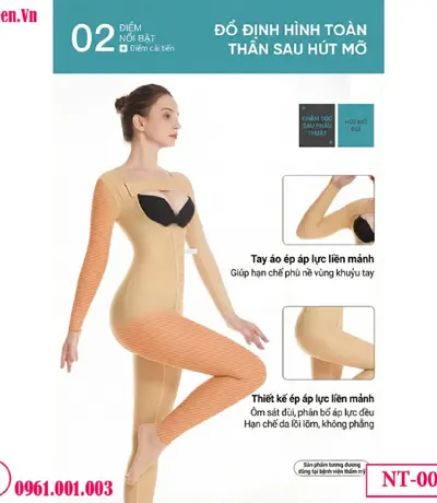 Gen định hình sau hút mỡ toàn thân bản Plus NT-001 | Nâng dáng chuẩn y khoa