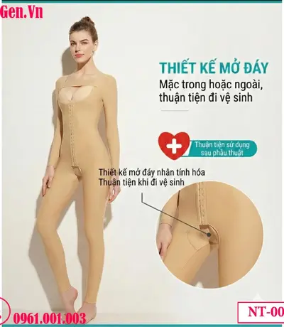 Gen định hình sau hút mỡ toàn thân bản Plus NT-001 | Nâng dáng chuẩn y khoa