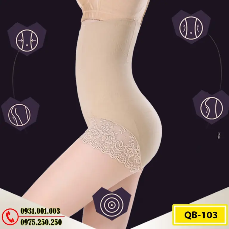 Quần Gen Định Hình - Quần Lót Định Hình Thu Gọn Vòng Eo (Cod: QB-103)