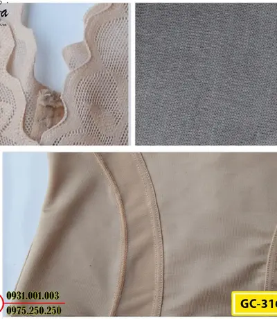 Bộ Đồ Lót Định Hình Toàn Thân Bikini Thon Gọn Vòng Eo (Cod: GC-3162)