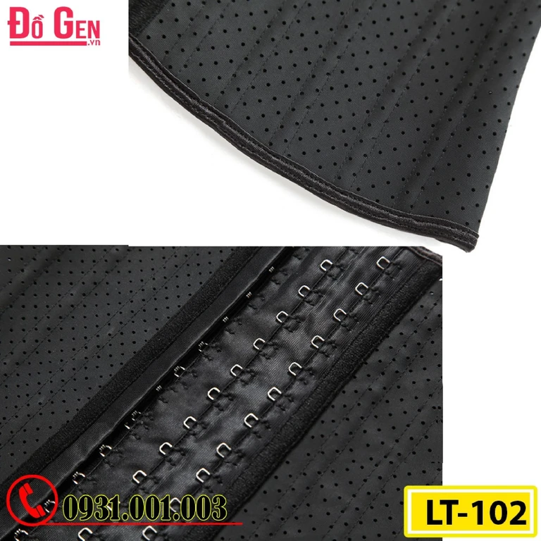 Gen Nịt Bụng Cao Su Non Latex 25 Xương Thép 25cm - Định Hình Mỡ Bụng Sau Phẫu Thuật (Cod: LT-102)