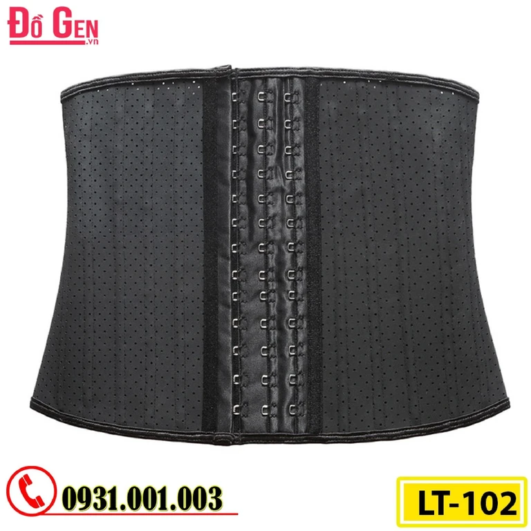 Gen Nịt Bụng Cao Su Non Latex 25 Xương Thép 25cm - Định Hình Mỡ Bụng Sau Phẫu Thuật (Cod: LT-102)