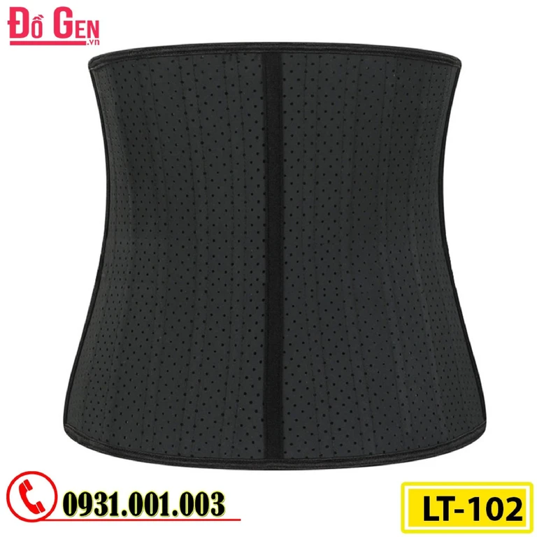 Gen Nịt Bụng Cao Su Non Latex 25 Xương Thép 25cm - Định Hình Mỡ Bụng Sau Phẫu Thuật (Cod: LT-102)