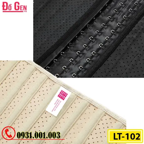 Gen Nịt Bụng Cao Su Non Latex 25 Xương Thép 25cm - Định Hình Mỡ Bụng Sau Phẫu Thuật (Cod: LT-102)