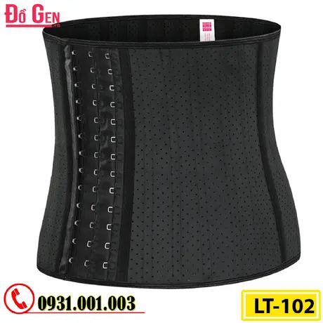 Gen Nịt Bụng Cao Su Non Latex 25 Xương Thép 25cm - Định Hình Mỡ Bụng Sau Phẫu Thuật (Cod: LT-102)