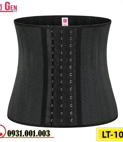 Gen Nịt Bụng Cao Su Non Latex 25 Xương Thép 25cm - Định Hình Mỡ Bụng Sau Phẫu Thuật (Cod: LT-102)