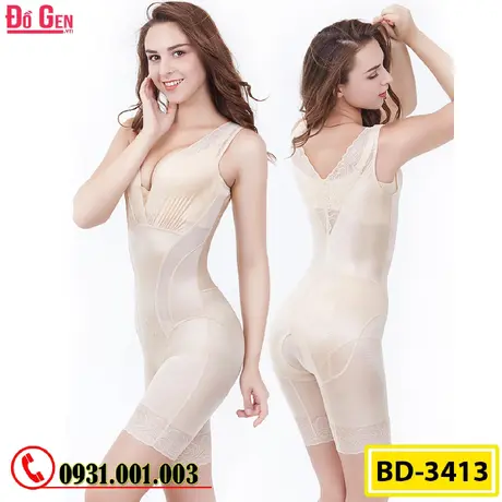 Bộ Đồ Lót Gen Định Hình Giúp Thon Gọn Eo Cho Phụ Nữ Sau Sinh (Cod: BD-3413)