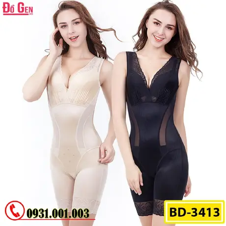 Bộ Đồ Lót Gen Định Hình Giúp Thon Gọn Eo Cho Phụ Nữ Sau Sinh (Cod: BD-3413)