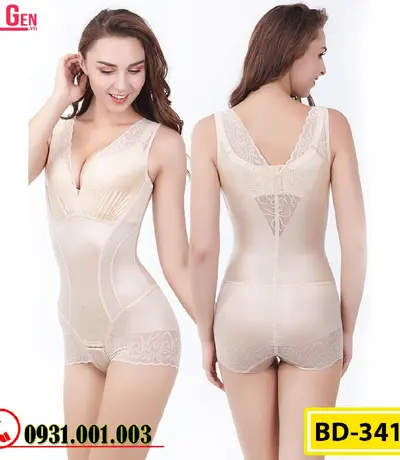 Bộ Đồ Lót Gen Định Hình Giúp Thon Gọn Eo Cho Phụ Nữ Sau Sinh (Cod: BD-3413)