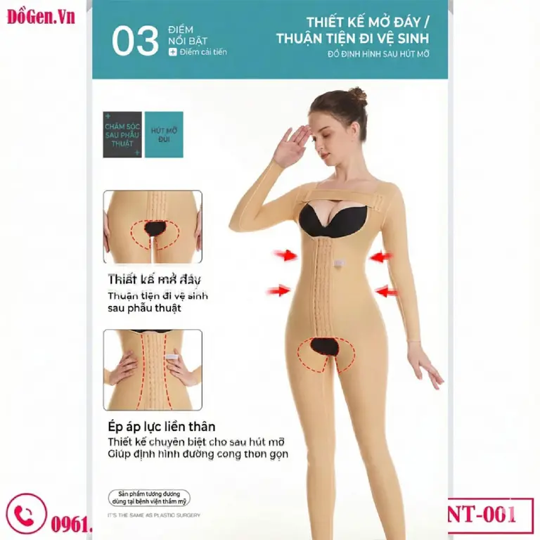 Gen Định Hình Toàn Thân Sau Hút Mỡ | Giảm Sưng – Không Lồi Lõm