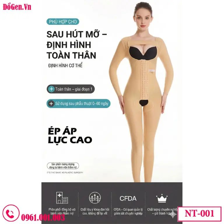 Gen Định Hình Toàn Thân Sau Hút Mỡ | Giảm Sưng – Không Lồi Lõm