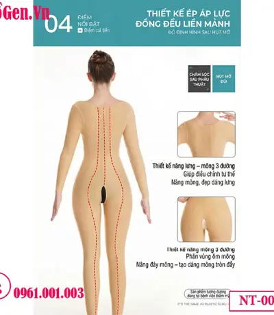 Gen Định Hình Toàn Thân Sau Hút Mỡ | Giảm Sưng – Không Lồi Lõm