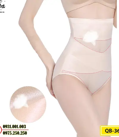 Quần Lót Gen Nịt Bụng Chống Cuộn Định Hình Vòng Eo (Cod: QB-368)