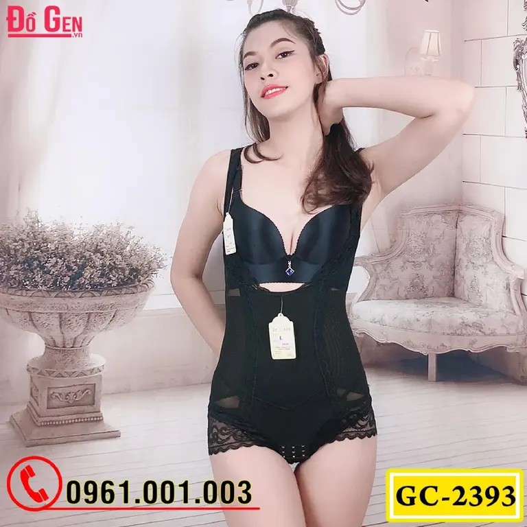 Bộ Đồ Lót Gen Định Hình - Gen Nịt Bụng Thu Gọn Vòng Eo (Cod: GC-2393)