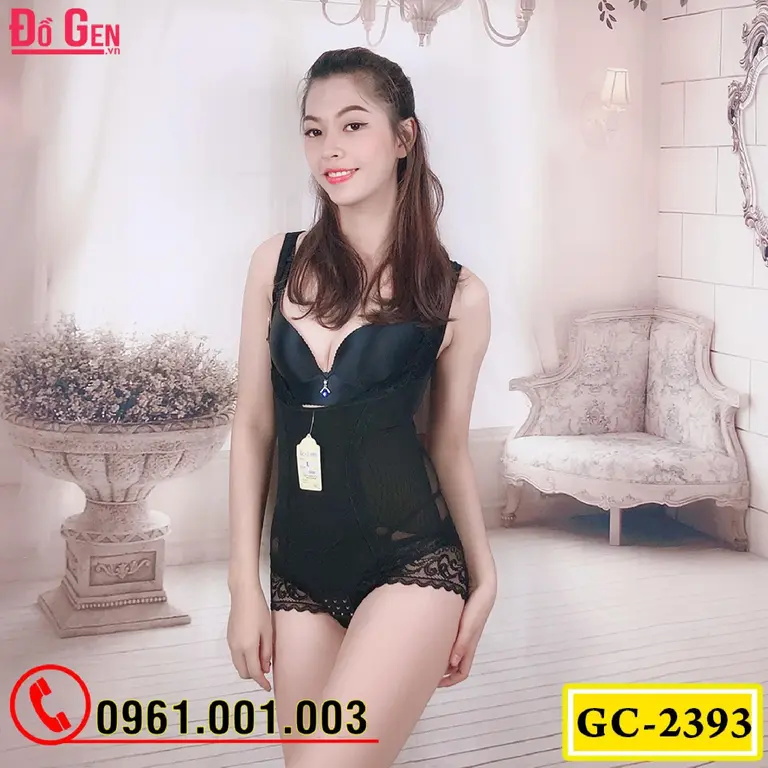 Bộ Đồ Lót Gen Định Hình - Gen Nịt Bụng Thu Gọn Vòng Eo (Cod: GC-2393)