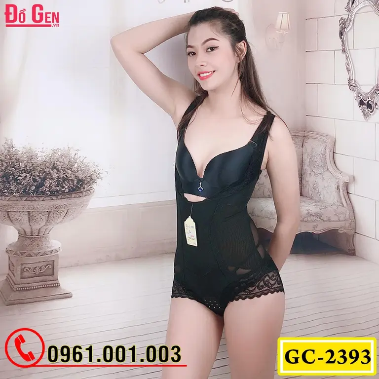 Bộ Đồ Lót Gen Định Hình - Gen Nịt Bụng Thu Gọn Vòng Eo (Cod: GC-2393)