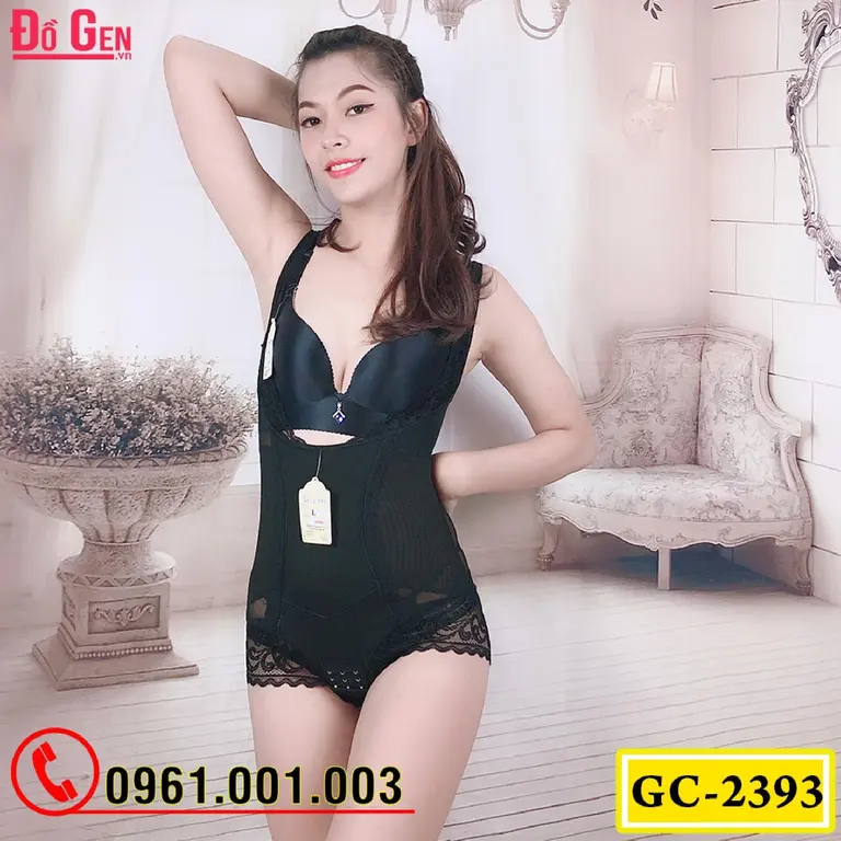 Bộ Đồ Lót Gen Định Hình - Gen Nịt Bụng Thu Gọn Vòng Eo (Cod: GC-2393)