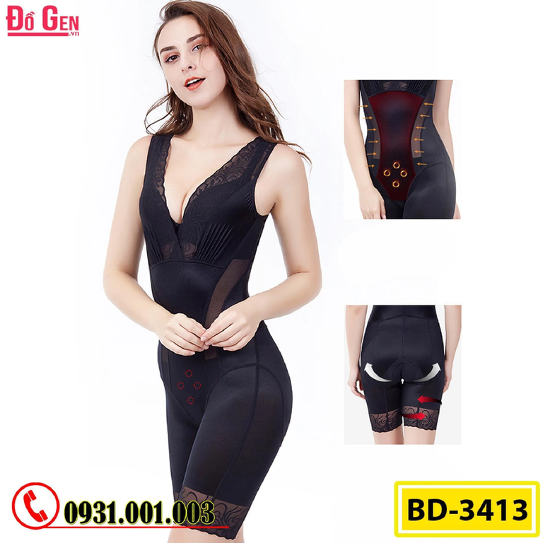 Đồ Lót Gen Định Hình - Gen Nịt Bụng Khoe Đường Cong Thon Gọn (Cod: BD-3413)