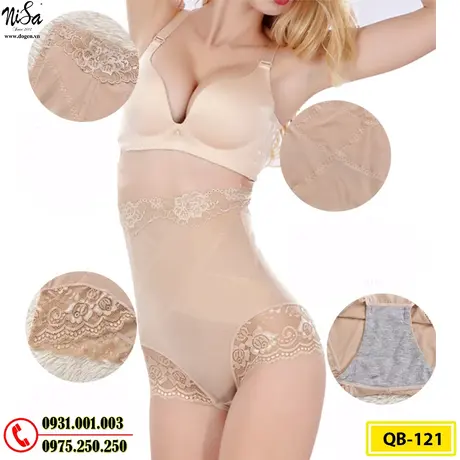Quần Lót Định Hình - Quần Gen Nịt Bụng Chống Cuộn Thu Gọn Vòng Eo (Cod: QB-121)