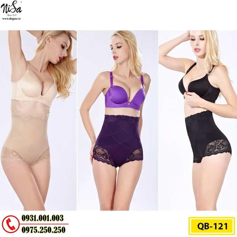 Quần Lót Định Hình - Quần Gen Nịt Bụng Chống Cuộn Thu Gọn Vòng Eo (Cod: QB-121)
