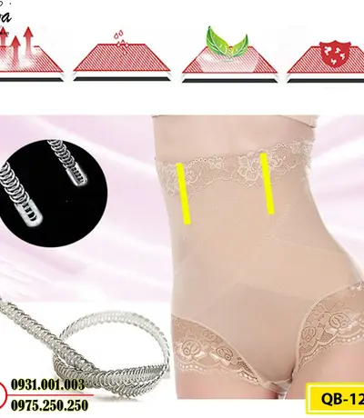 Quần Lót Định Hình - Quần Gen Nịt Bụng Chống Cuộn Thu Gọn Vòng Eo (Cod: QB-121)