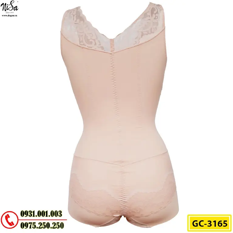 Bộ Đồ Lót Gen Định Hình Liền Thân Cao Cấp Thu Gọn Vòng Eo (Cod: GC-3165)