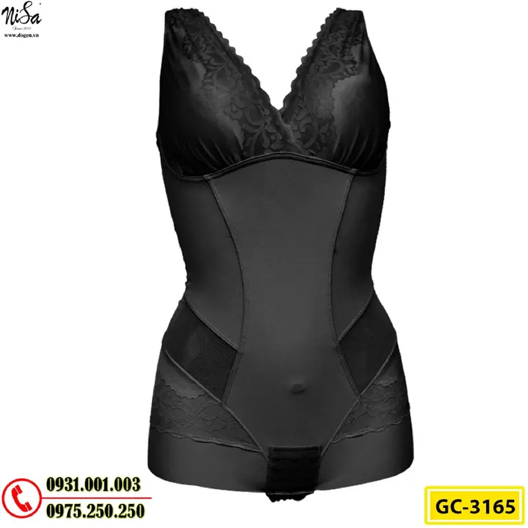 Bộ Đồ Lót Gen Định Hình Liền Thân Cao Cấp Thu Gọn Vòng Eo (Cod: GC-3165)