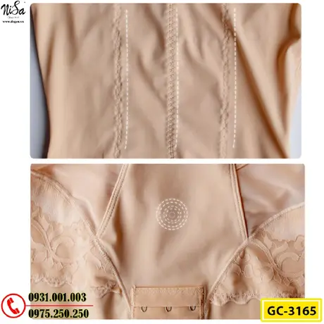 Bộ Đồ Lót Gen Định Hình Liền Thân Cao Cấp Thu Gọn Vòng Eo (Cod: GC-3165)